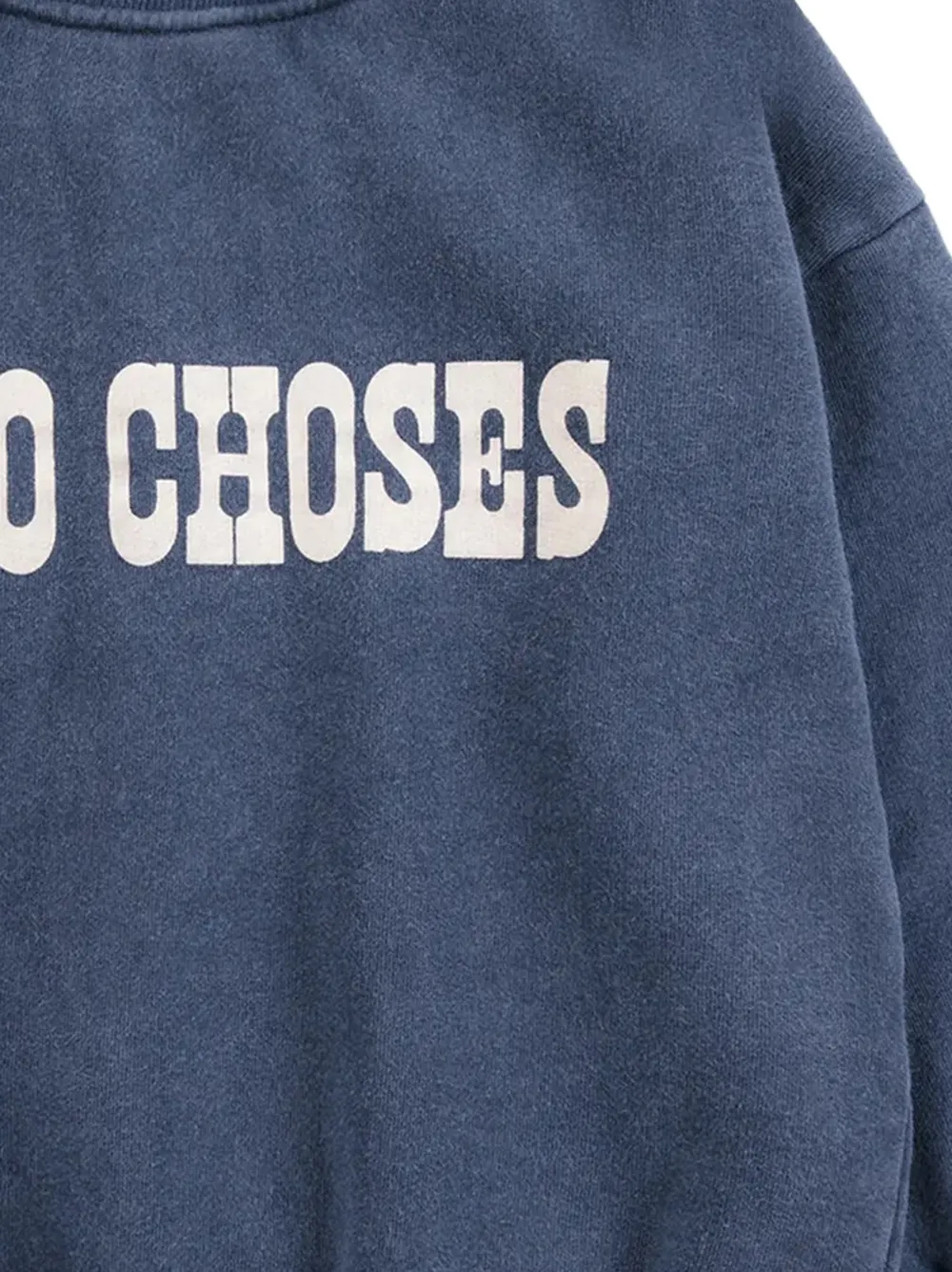 Bobo Choses Katoenen sweater met logoprint Blauw