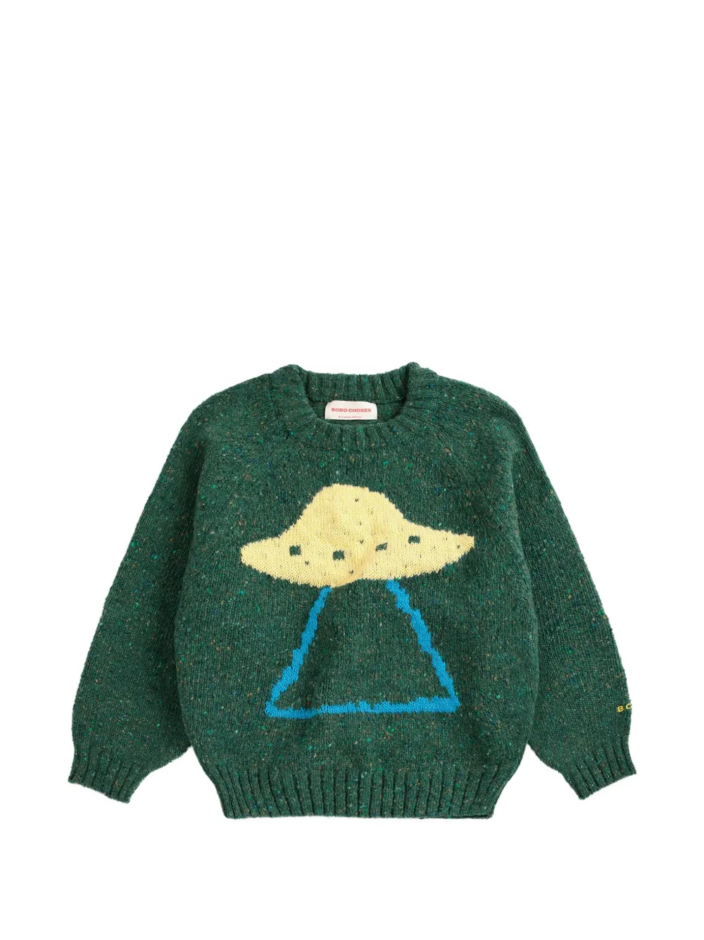 Bobo Choses Maglione Pixel Abduction jacquard - Verde