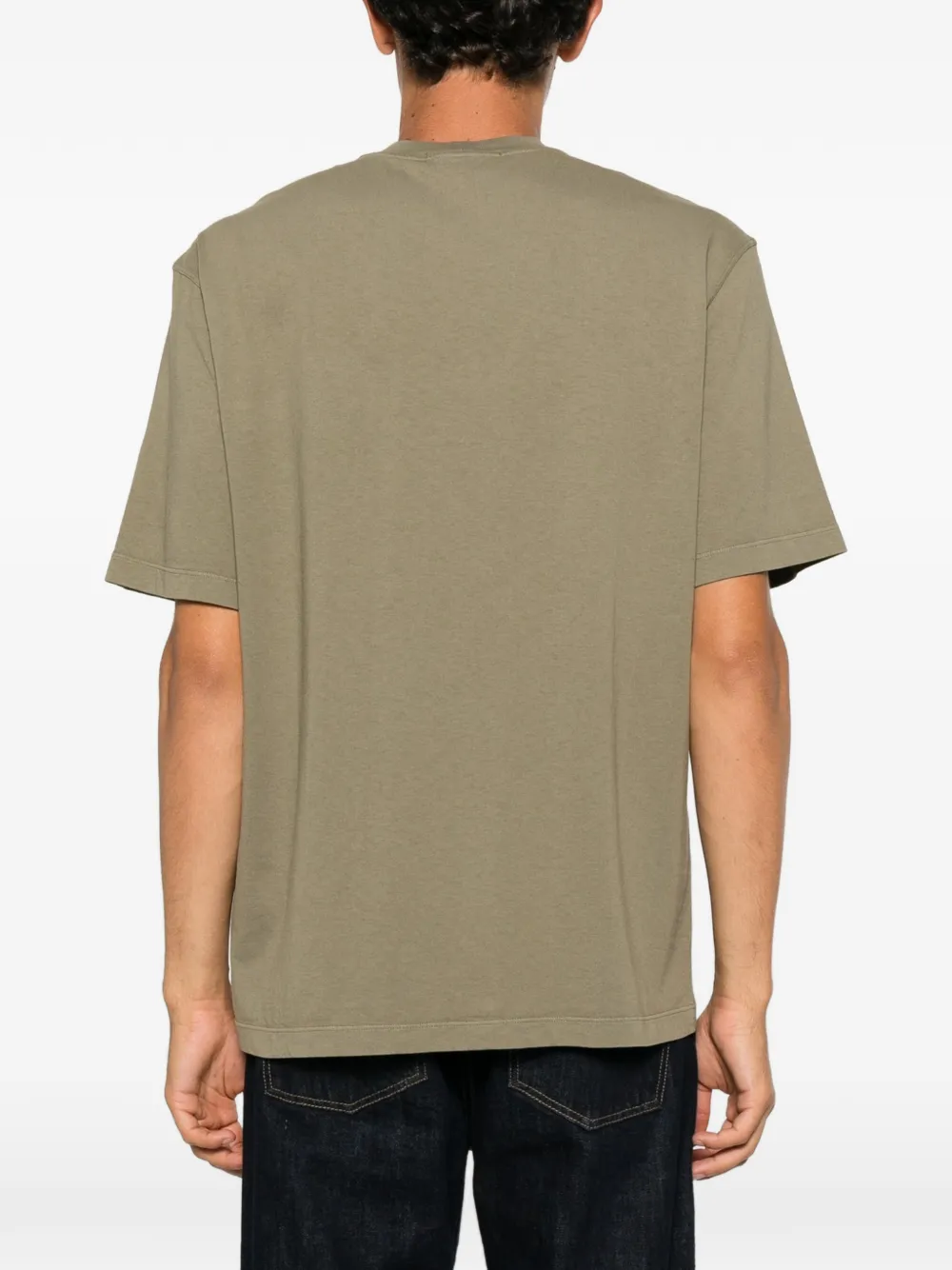 Stone Island T-shirt met borstzak Groen