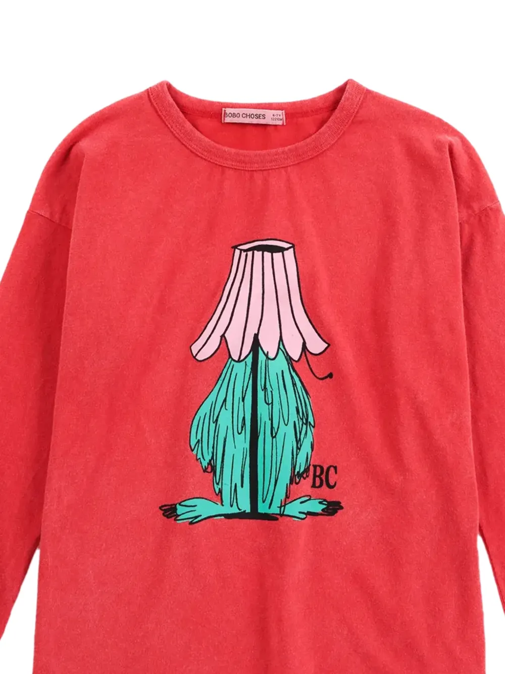 Bobo Choses Hidden Monster T-shirt Rood