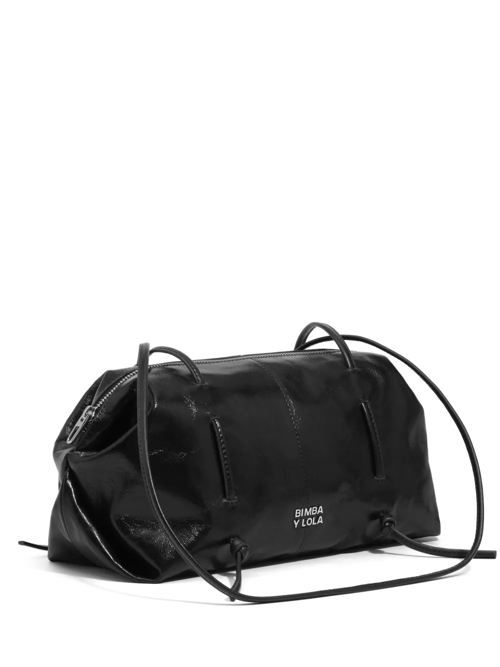 BIMBA Y LOLA Lolita leren tas Zwart