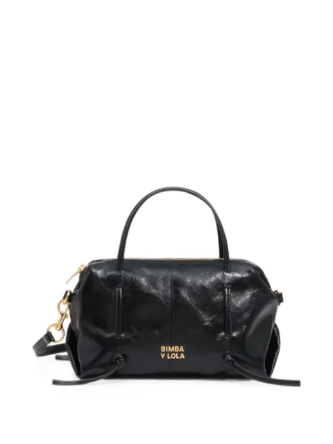BIMBA Y LOLA mini black leather Lolita bag