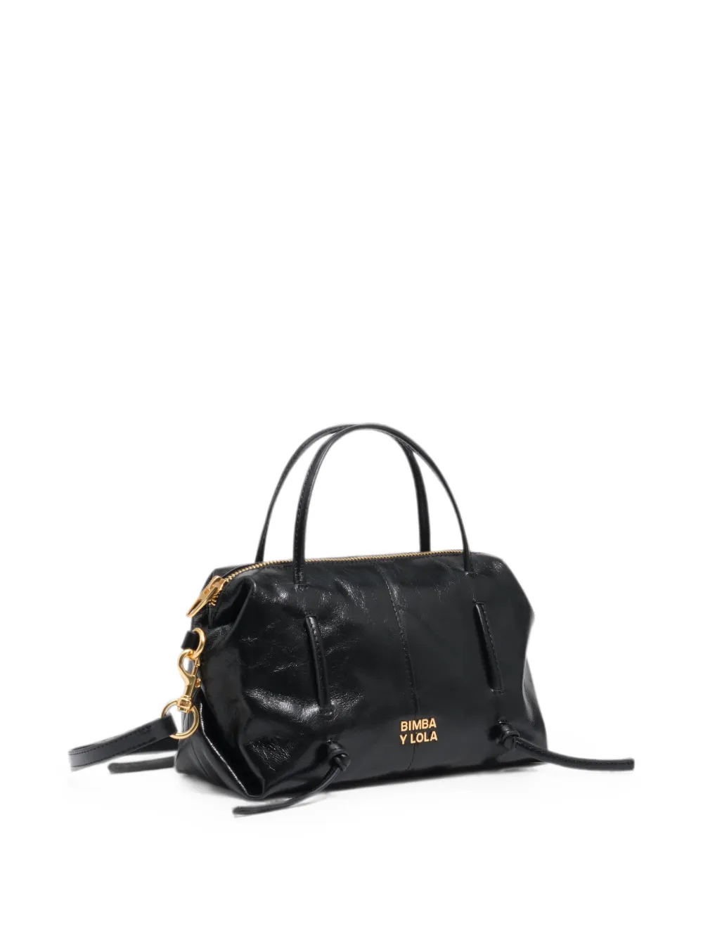 BIMBA Y LOLA Lolita leren mini-tas Zwart