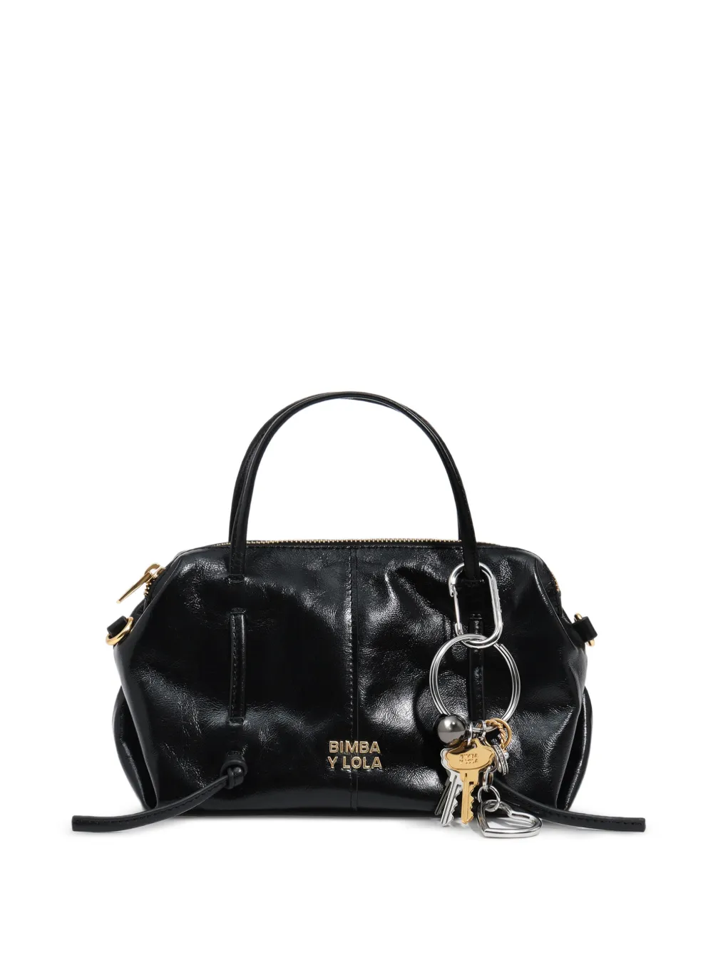 BIMBA Y LOLA Lolita leren mini-tas Zwart