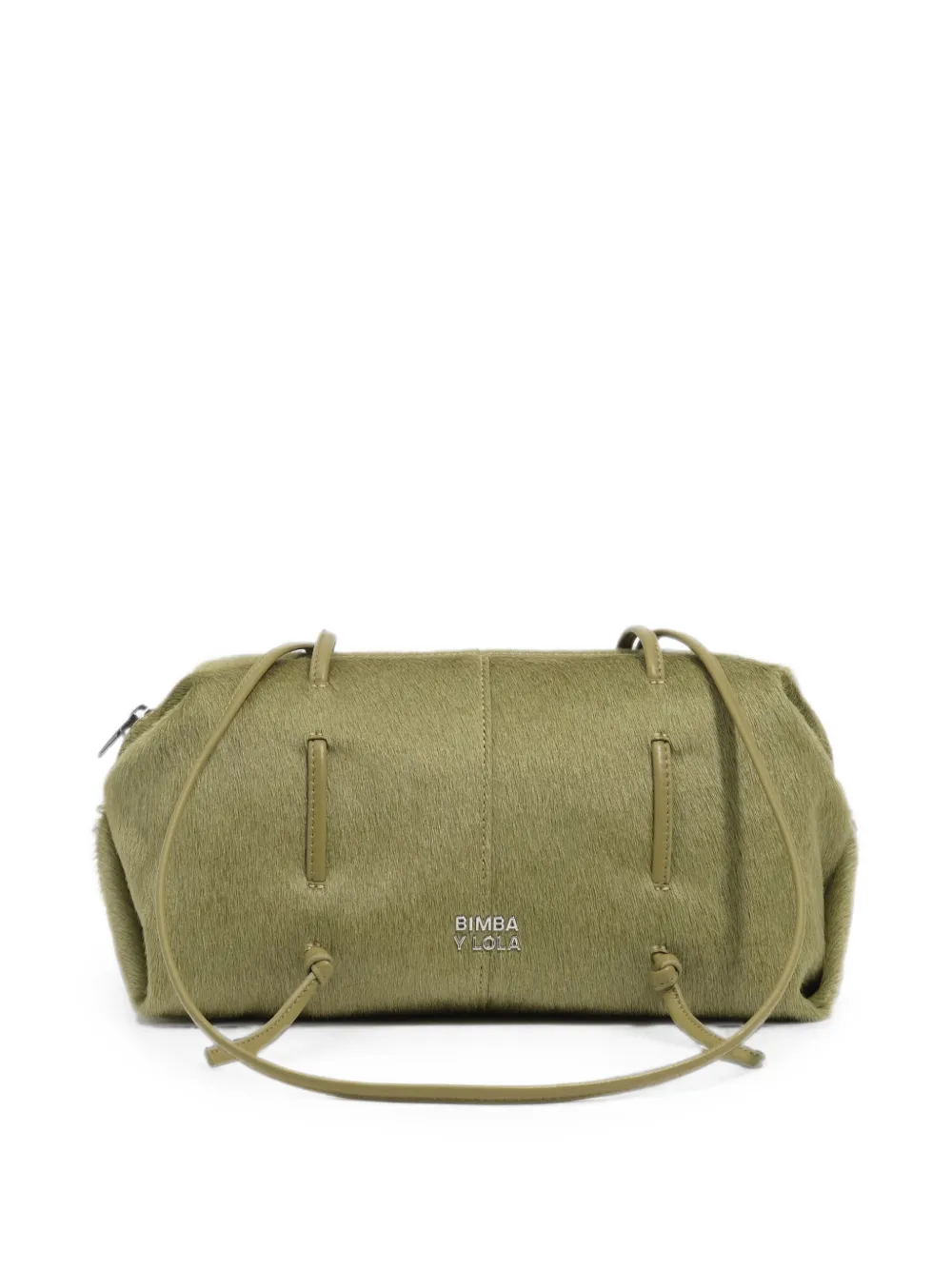 Bimba y Lola Lolita Tasche aus grünem Pelz