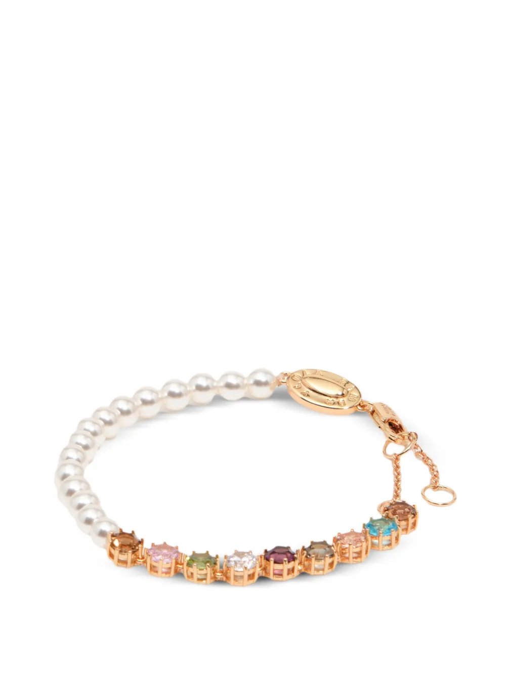 BIMBA Y LOLA bracelet à perles et cristaux multicolores BIMBA Y LOLA bracelet à perles et cristaux multicolores