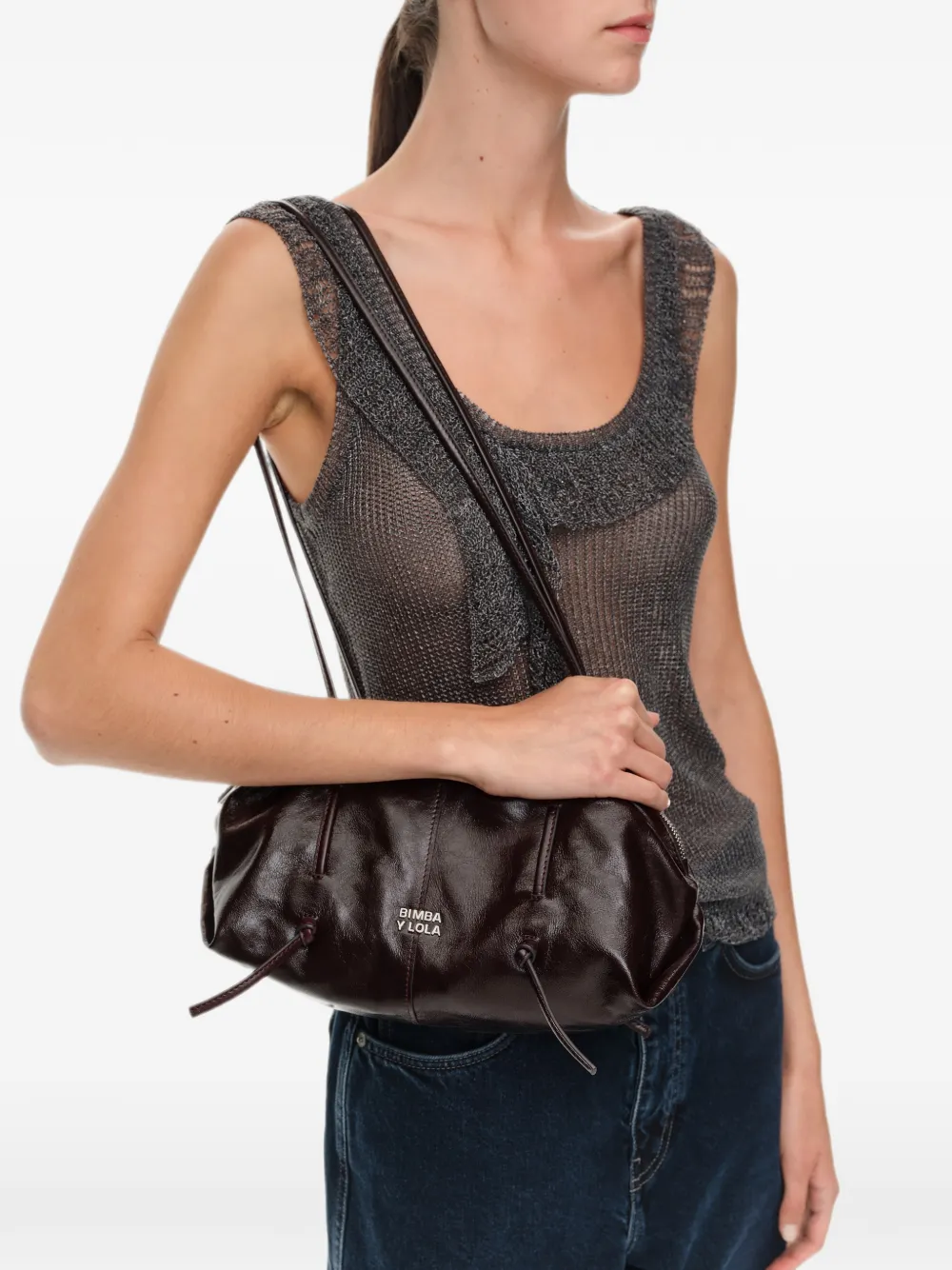 BIMBA Y LOLA Lolita leren tas Rood