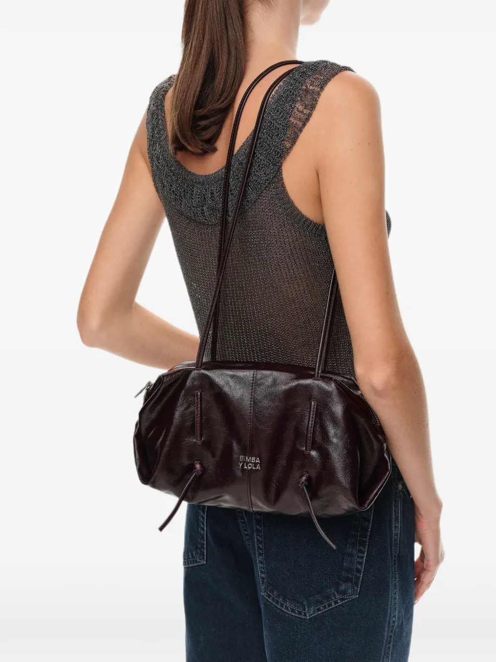 BIMBA Y LOLA Lolita leren tas Rood