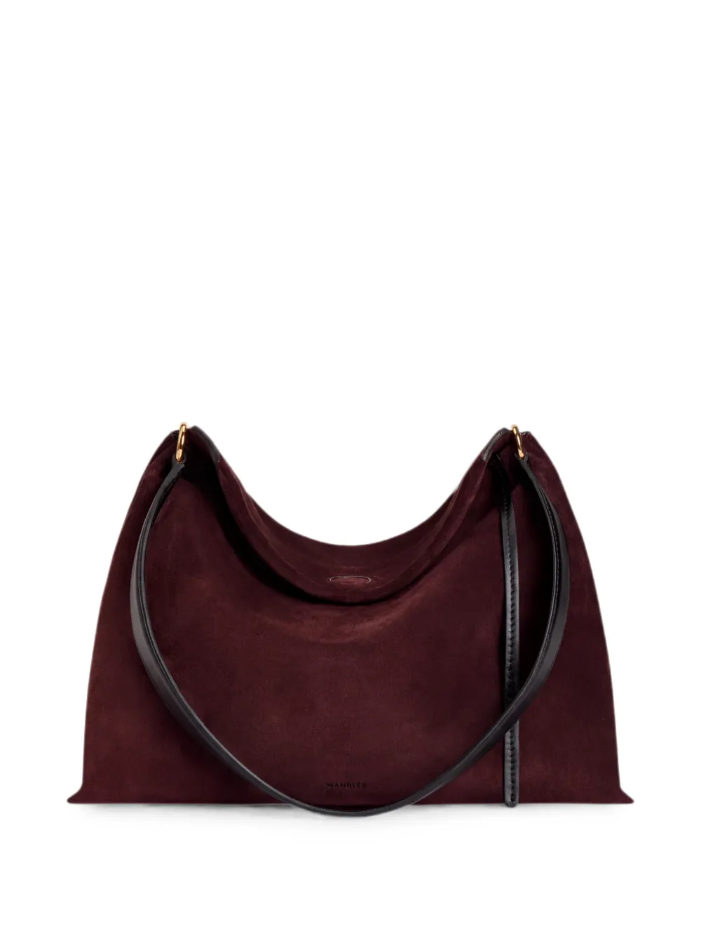 Wandler Penelope suède schoudertas Rood