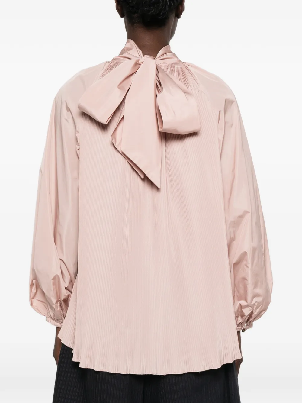 Max Mara pleated blouse Roze