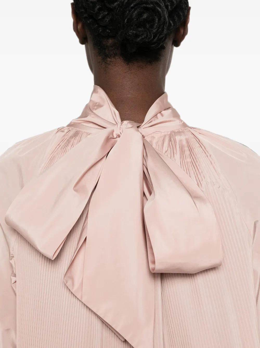 Max Mara pleated blouse Roze