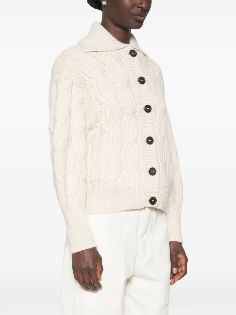 Brunello Cucinelli Kabelgebreid vest Beige