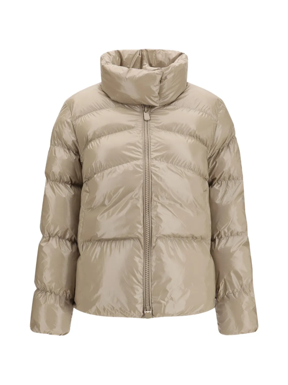 PINKO quilted turtleneck puffer jacket - Nude