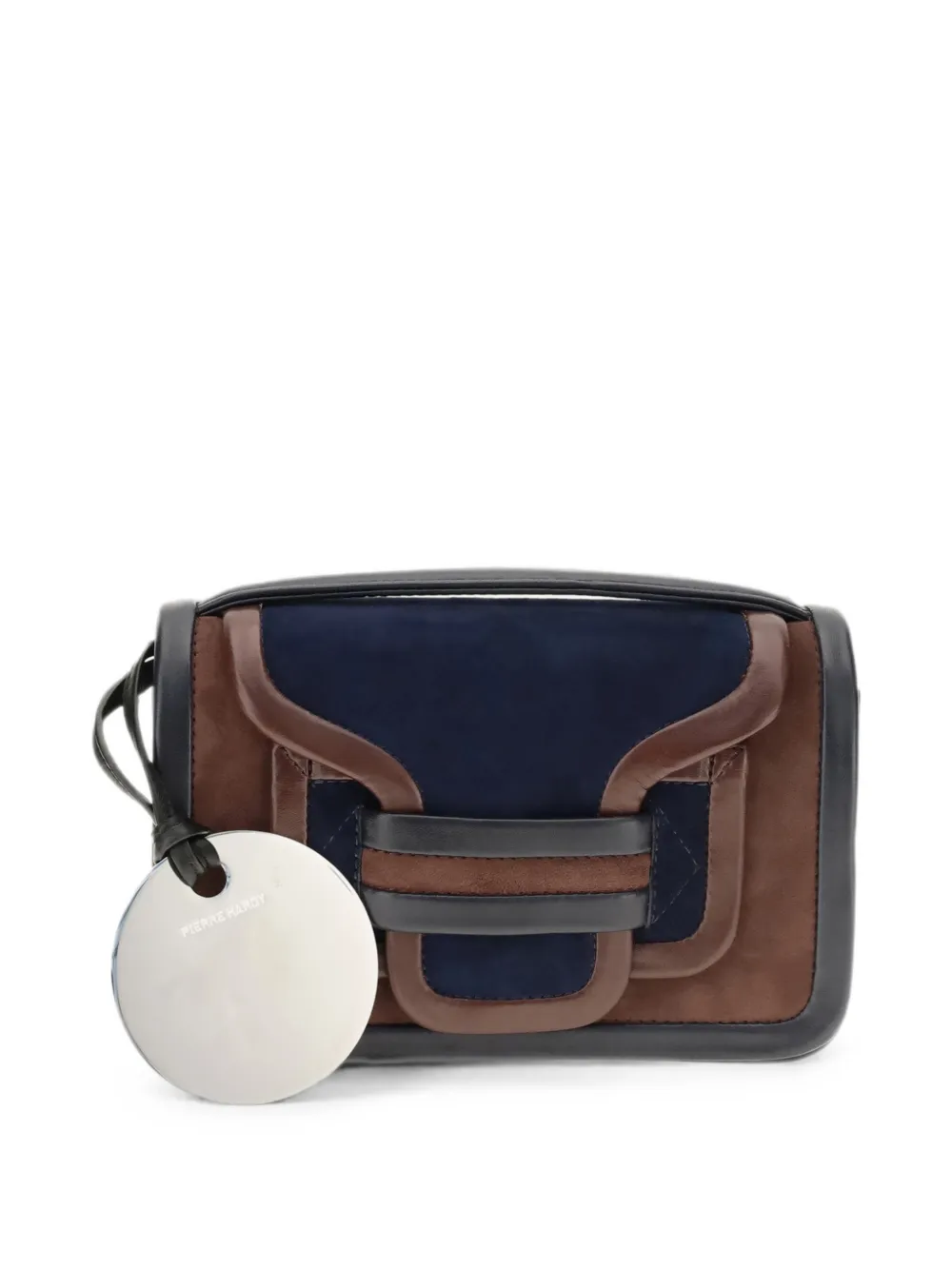 Pierre Hardy Alpha leather shoulder bag - Marrone