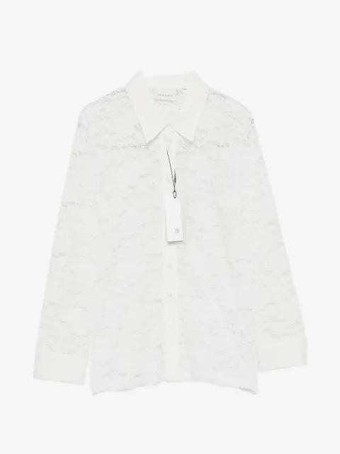 ANDIATA floral-lace button-up shirt