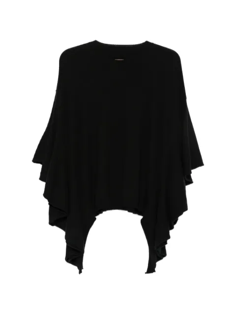 Uma Wang ruffled cape-sleeve jumper