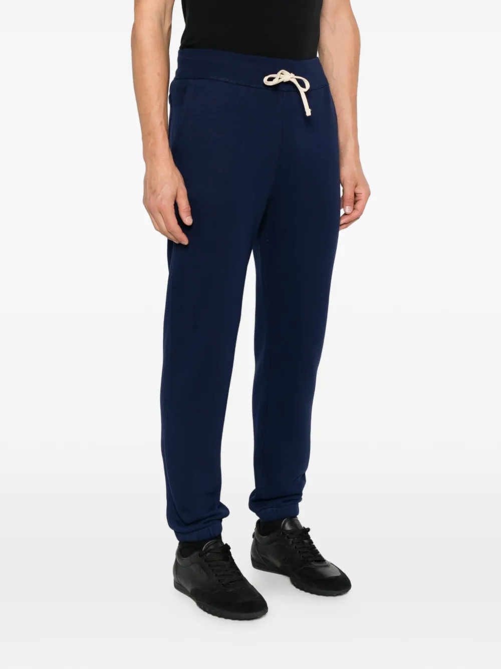 Polo Ralph Lauren logo-embroidered drawstring track pants Blauw