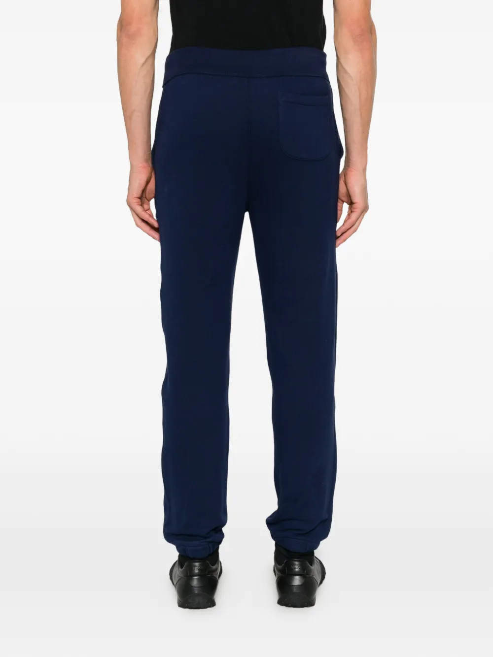Polo Ralph Lauren logo-embroidered drawstring track pants Blauw