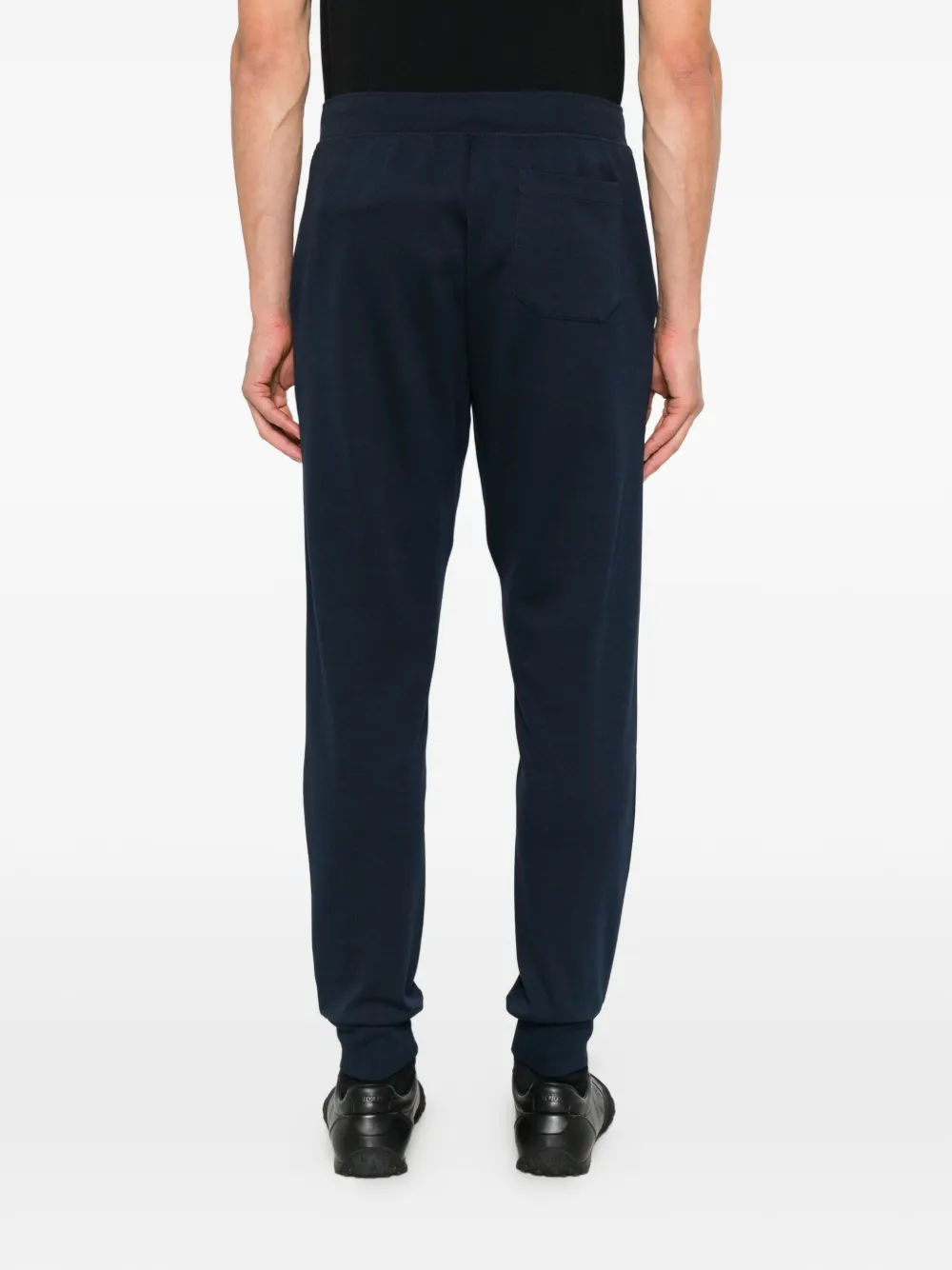 Polo Ralph Lauren drawstring-waist logo-embroidered track pants Blauw