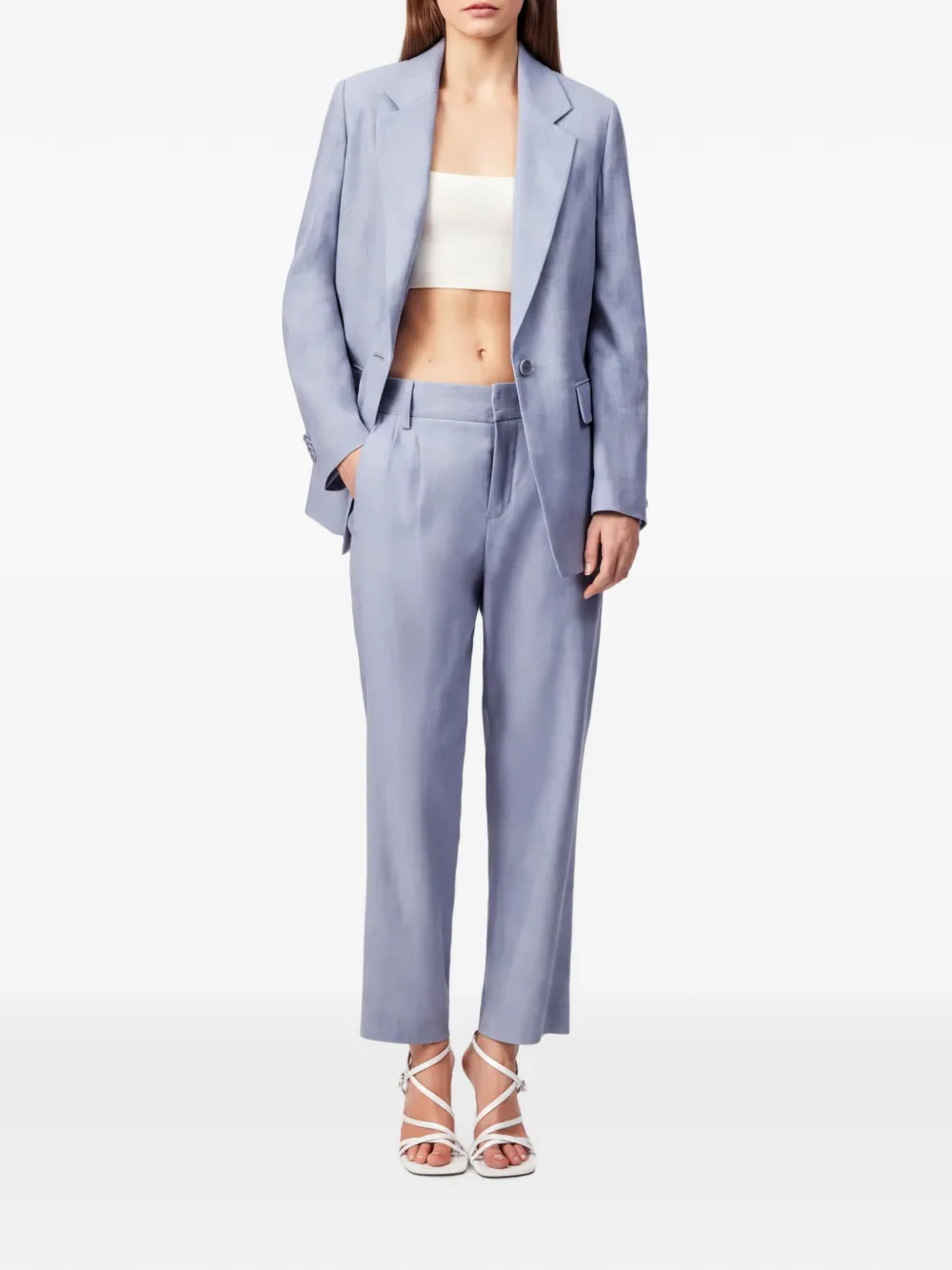 Drykorn Geplooide pantalon Blauw