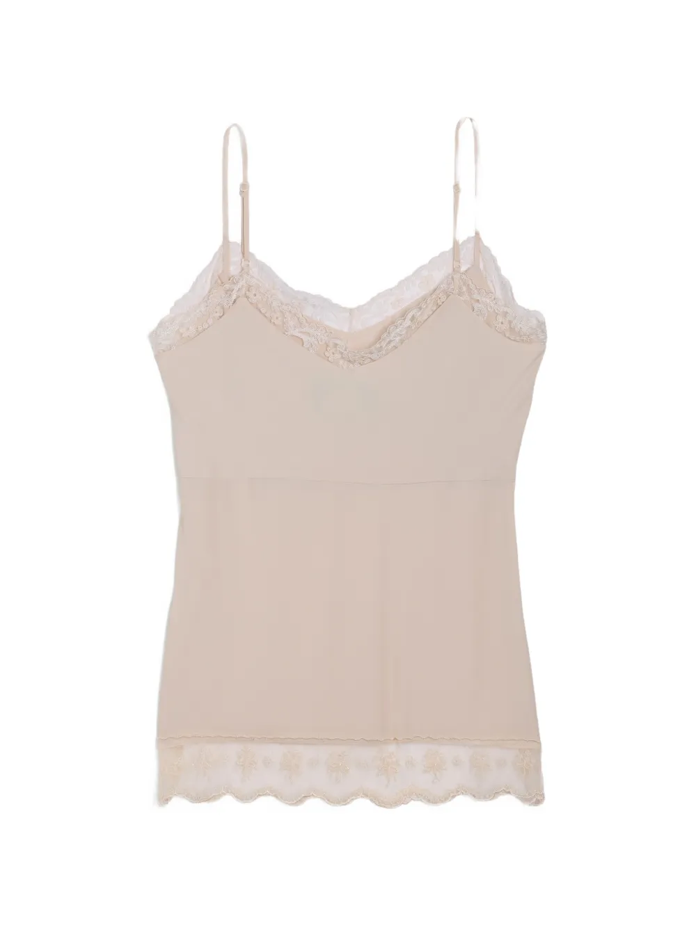 Simone Rocha Hemd met kanten afwerking Beige