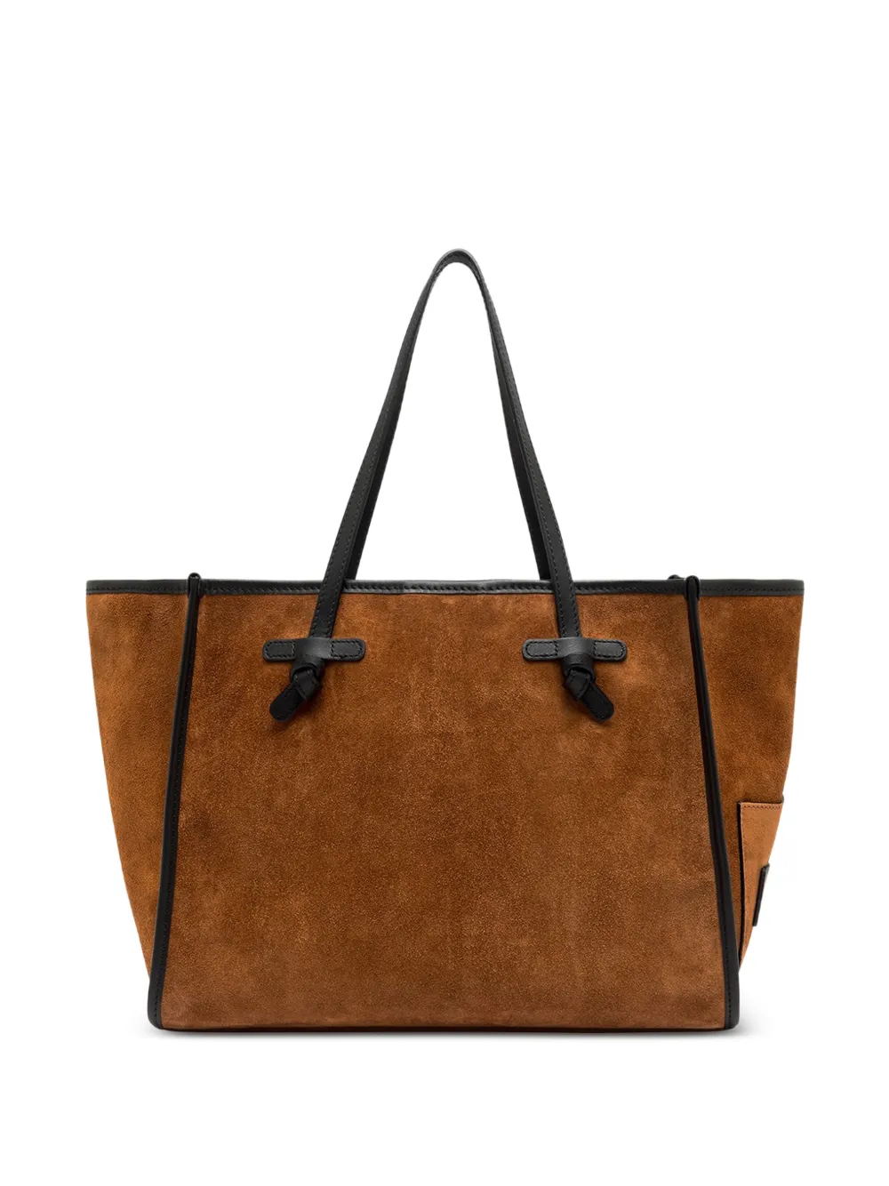 GIANNI CHIARINI Marcella suède shopper Bruin