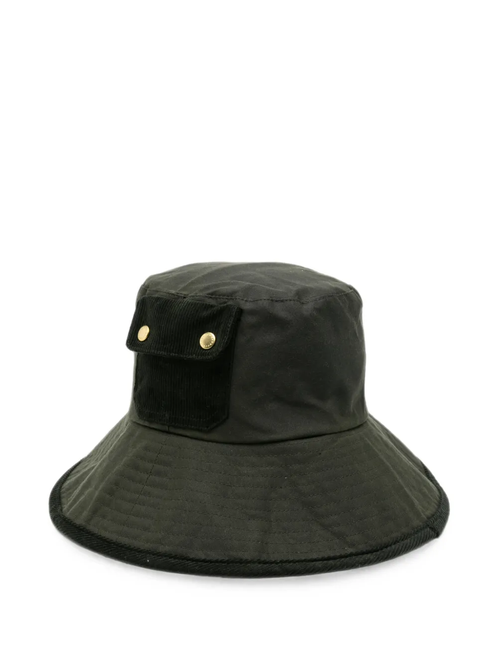 Barbour corduroy-trim bucket hat