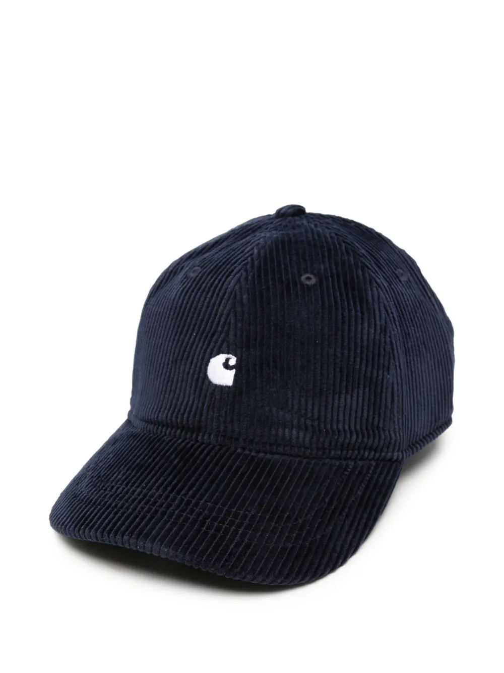 Carhartt WIP Cappello da baseball a coste con logo ricamato - Blu