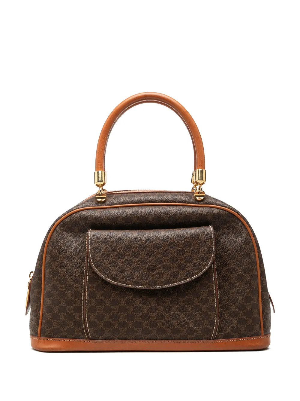 Celine Pre-Owned 2000 Macadam Coated Canvas handbag - Brown