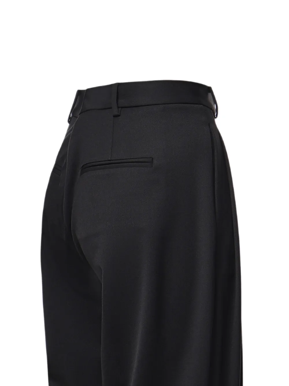 THE ANDAMANE Geplooide pantalon Zwart