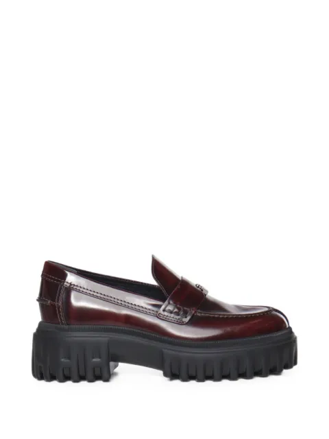 Hogan H700 chunky-sole leather loafers