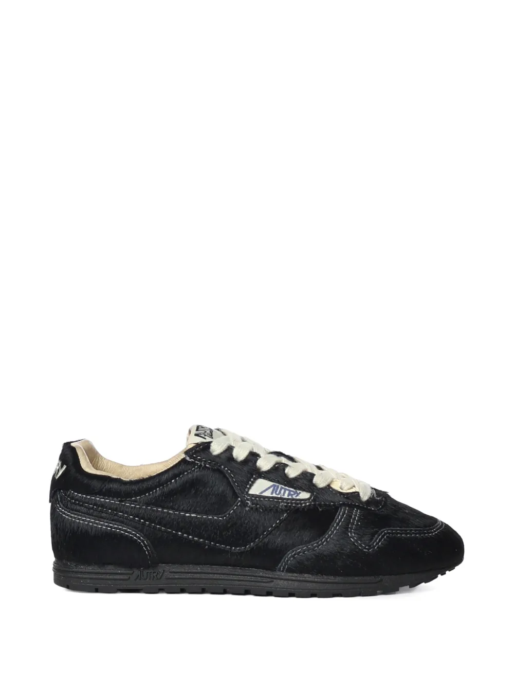 Autry Sneakers met ponybont-effect Zwart