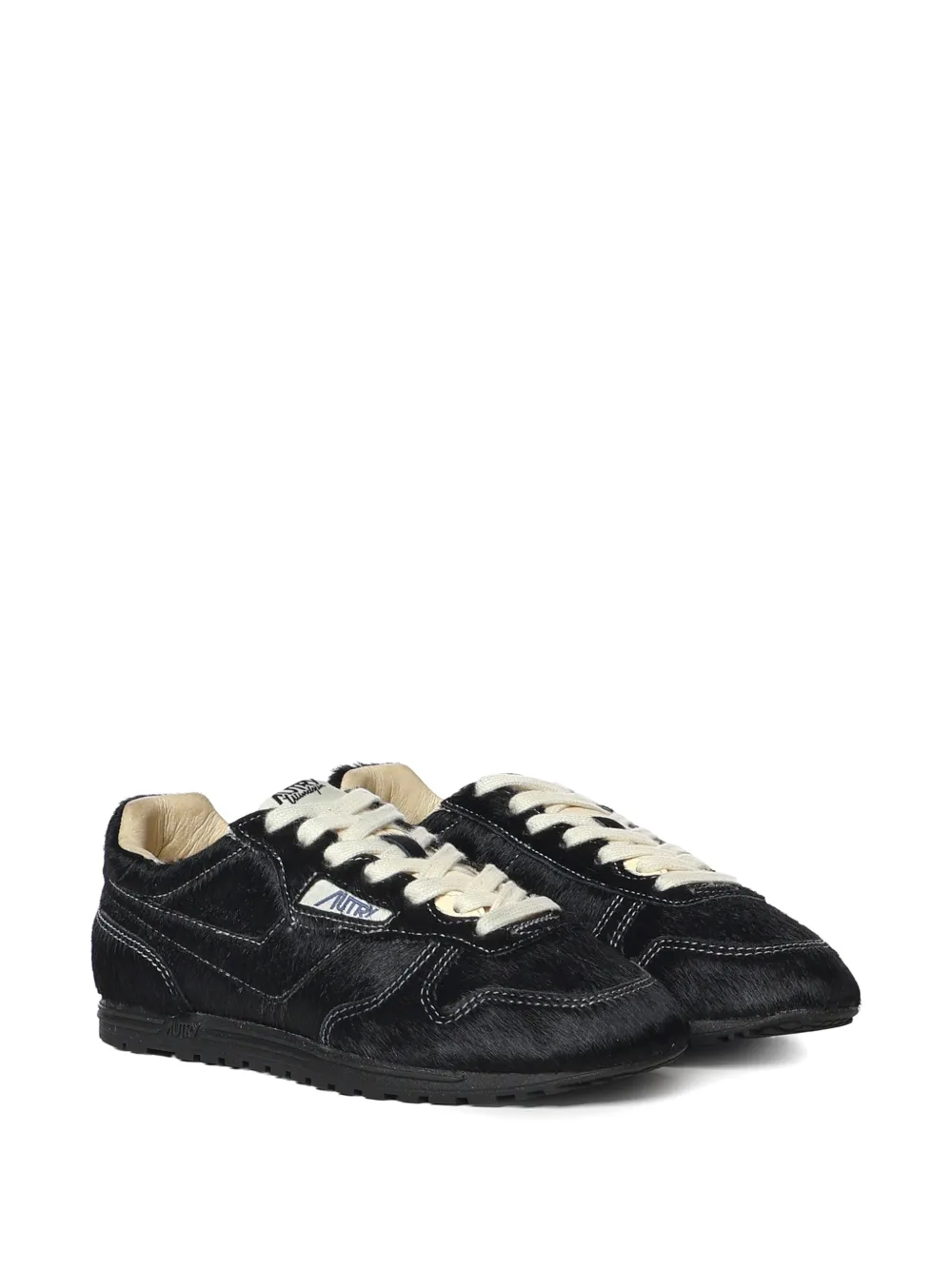 Autry Sneakers met ponybont-effect Zwart