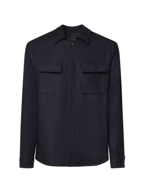 Eleventy button-fastening shirt jacket