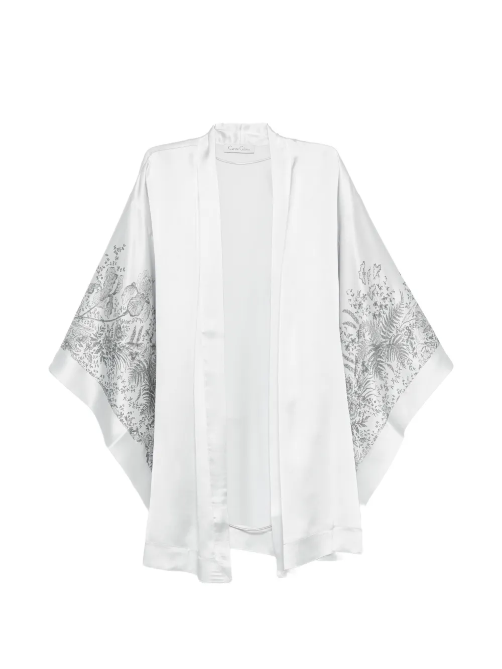 Carine Gilson Kimono con maniche a farfalla - Bianco