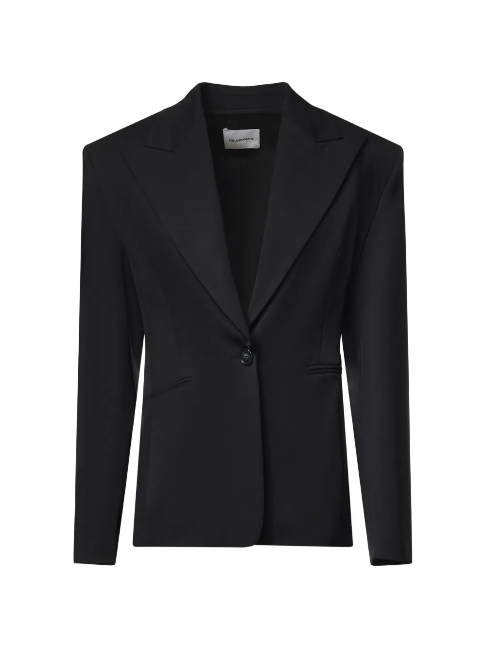 THE ANDAMANE single-breasted blazer - Schwarz