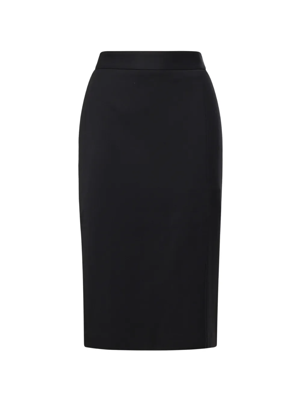 THE ANDAMANE side-slit pencil skirt - Nero