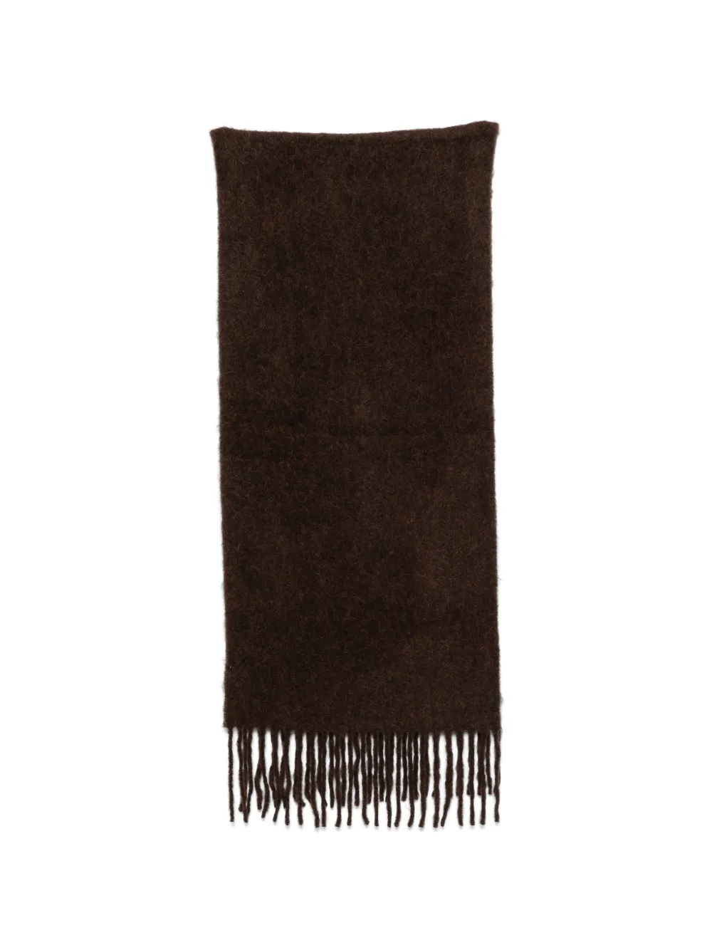 Golden Goose fringed-edge scarf - Braun