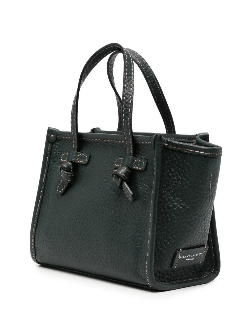 GIANNI CHIARINI Marcella leren shopper Groen