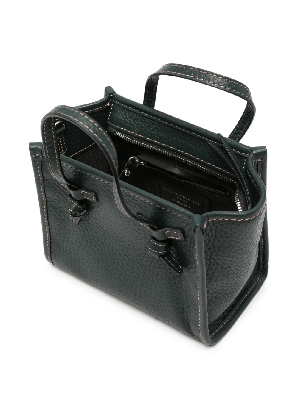 GIANNI CHIARINI Marcella leren shopper Groen