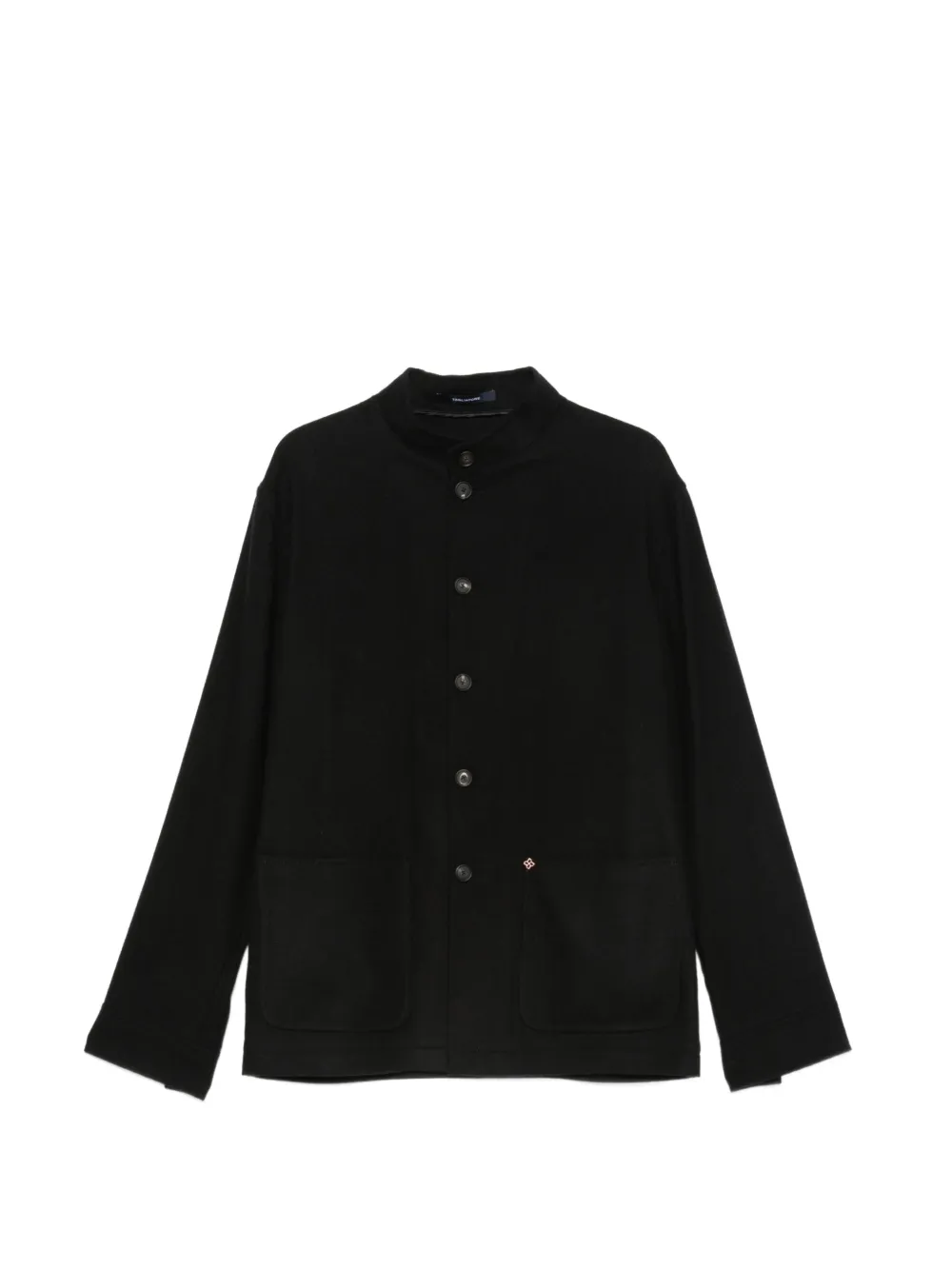 Tagliatore mandarin-collar button-fastening blazer Zwart