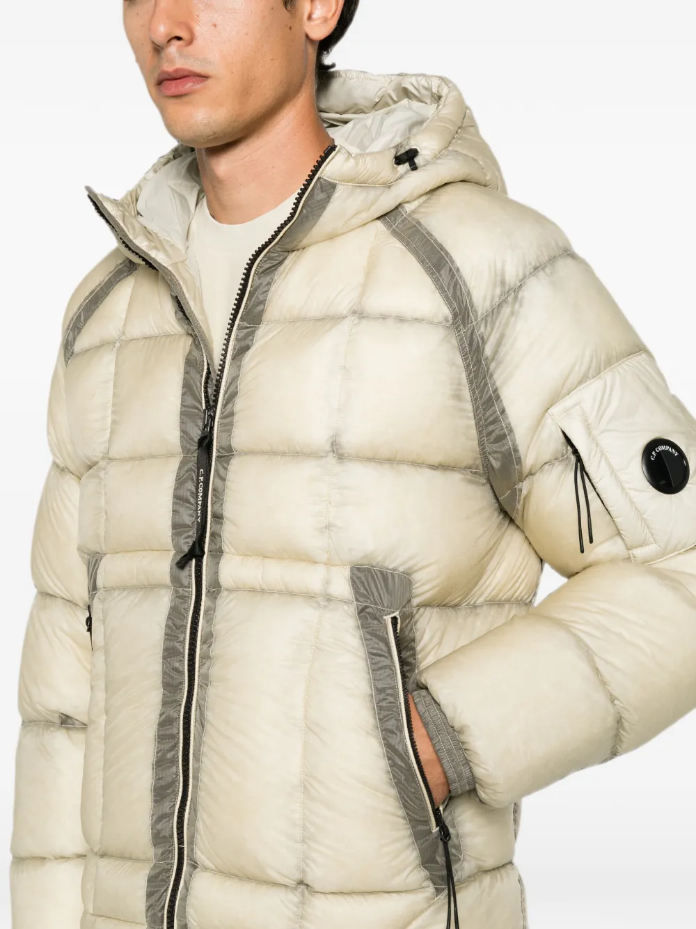 C.P. Company Gewatteerd jack Beige