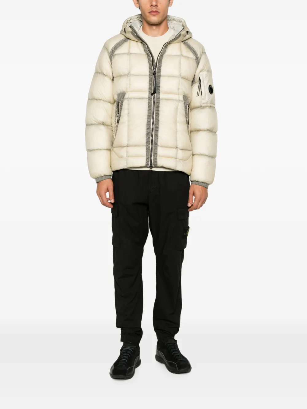 C.P. Company Gewatteerd jack Beige