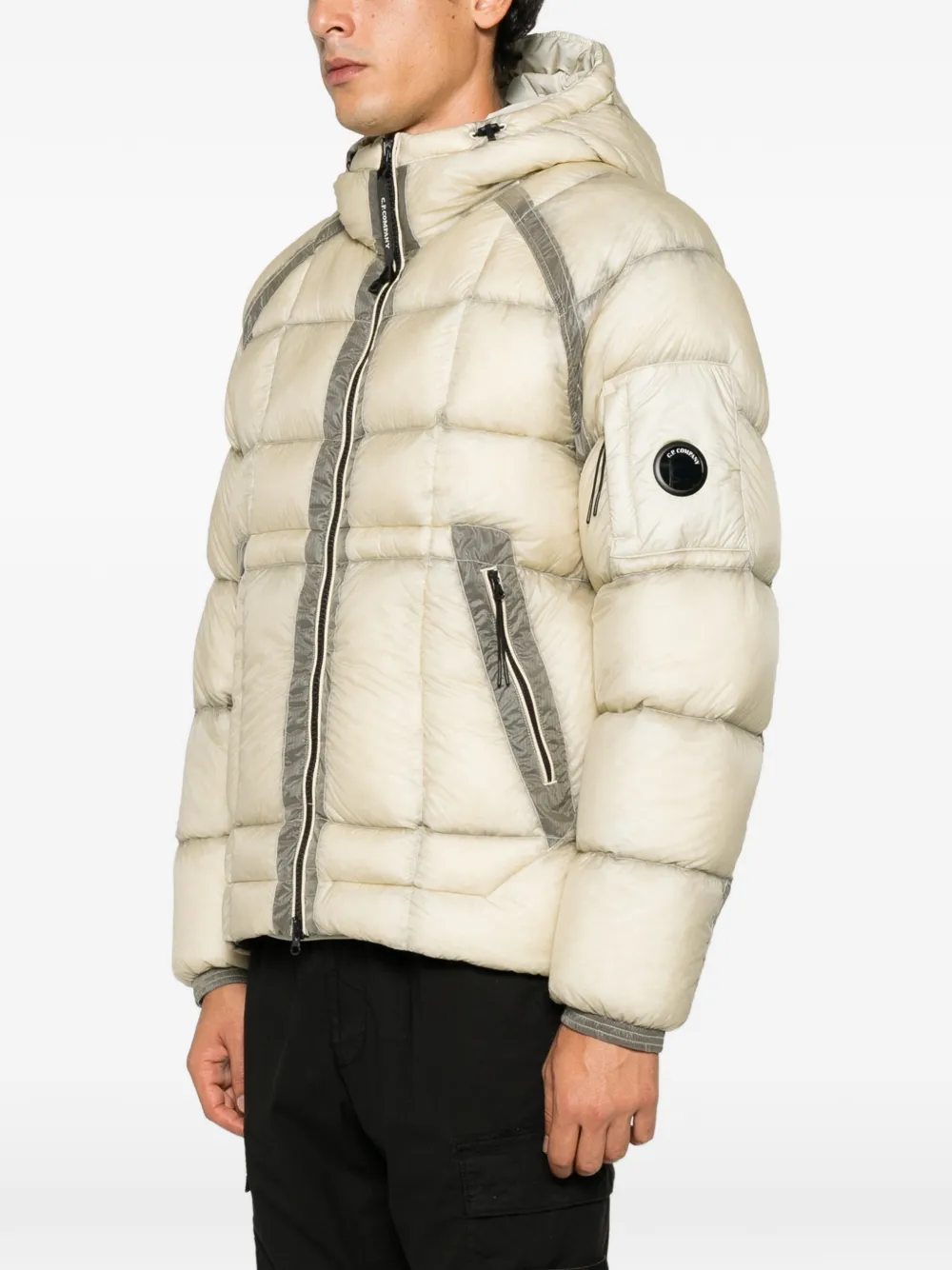 C.P. Company Gewatteerd jack Beige