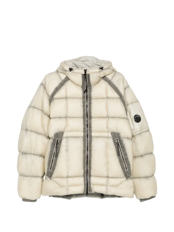 C.P. Company D.D. Shell Hooded Puffer Jacket | Neutrals | FARFETCH