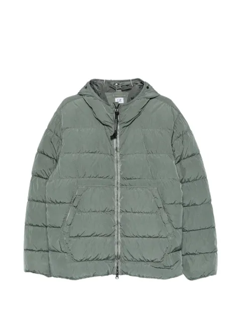 C.P. Company quilted hooded jacket