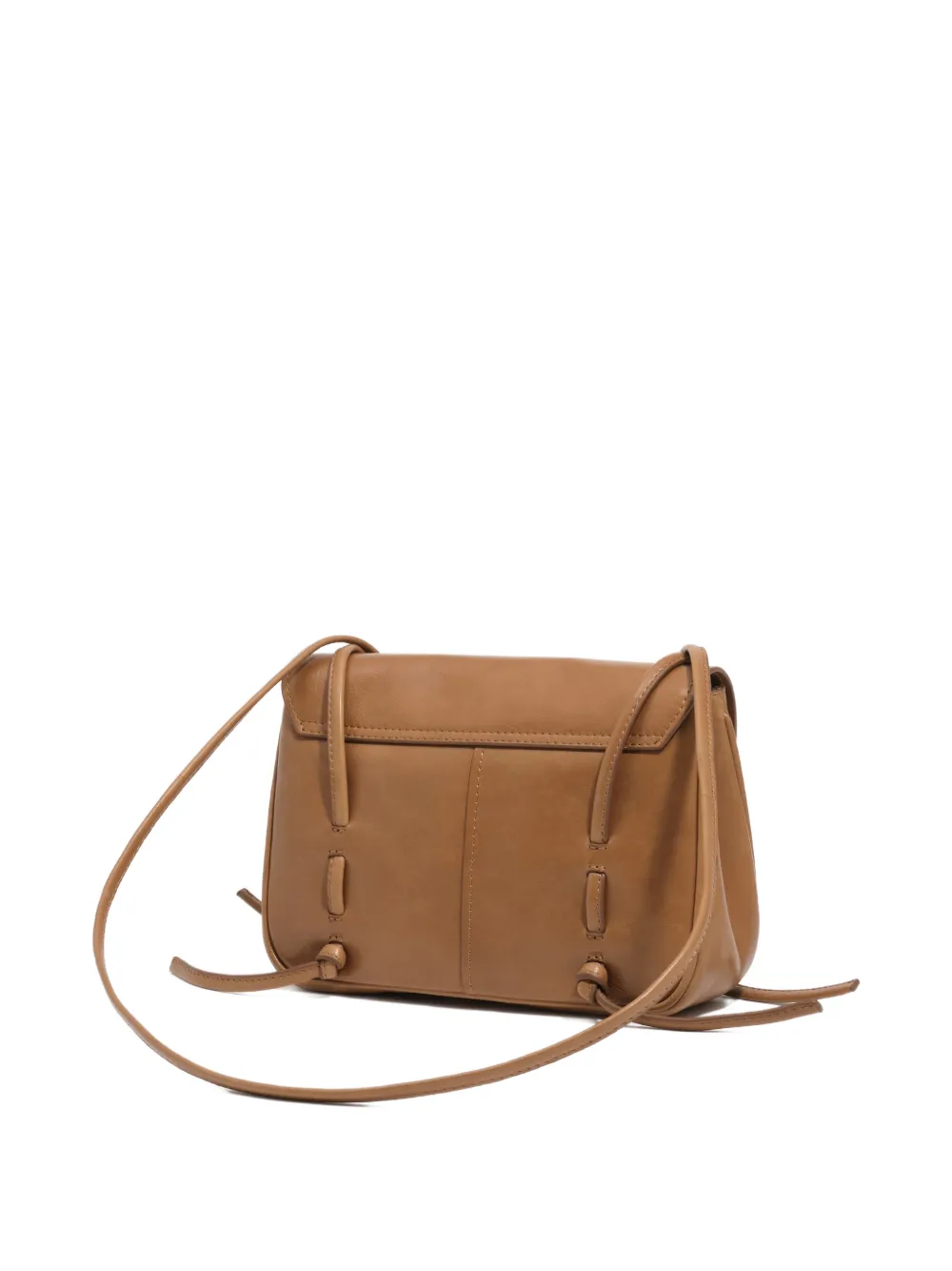 BIMBA Y LOLA Leren mini-tas met omslag Bruin