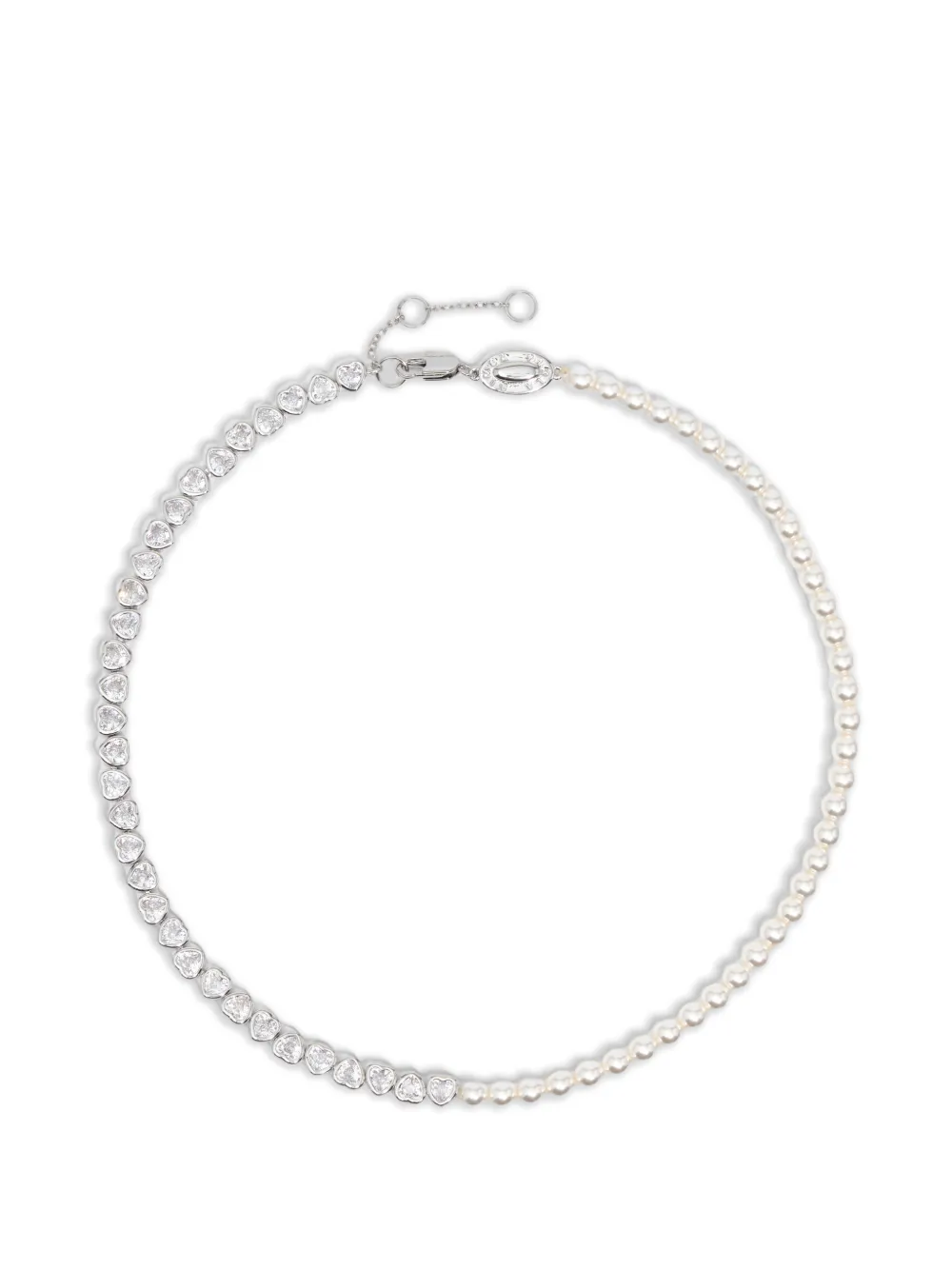 BIMBA Y LOLA Collana con perle e cristalli - Argento