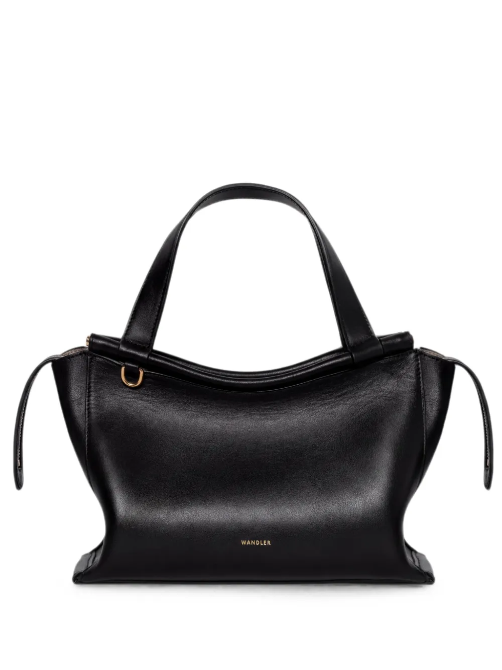 Wandler Ida leather shoulder bag - Schwarz