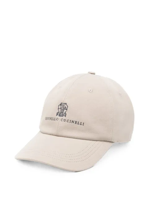 Brunello Cucinelli logo-embroidered baseball cap